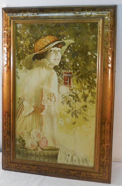 Tin Coca Cola Sign 20 1/4 " x 30 1/4" (1 of 5)