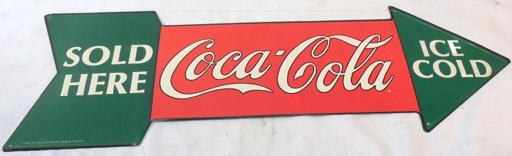 Contemporary Coca Cola Arrow Sign (1 of 4)