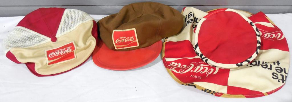 Coke Caps / Hat Lot of 3 (1 of 1)