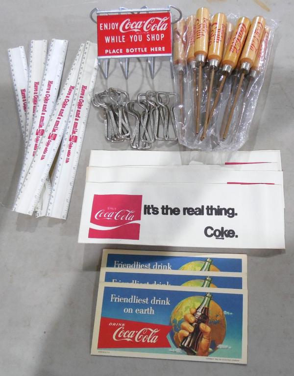 Coca Cola Lot of Mixed Items (1 of 2)