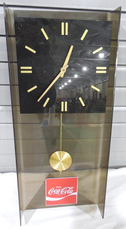 Coca Cola Clock 24" x 10" (1 of 2)