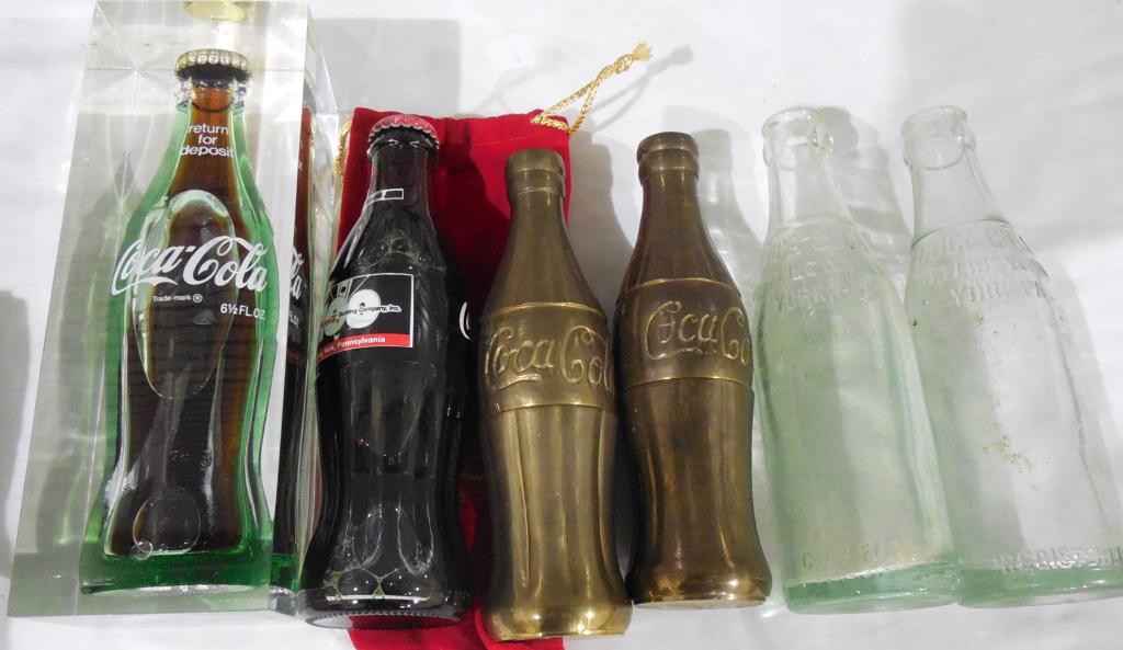 Lot of 6 Coca Cola Bottles (1 of 1)
