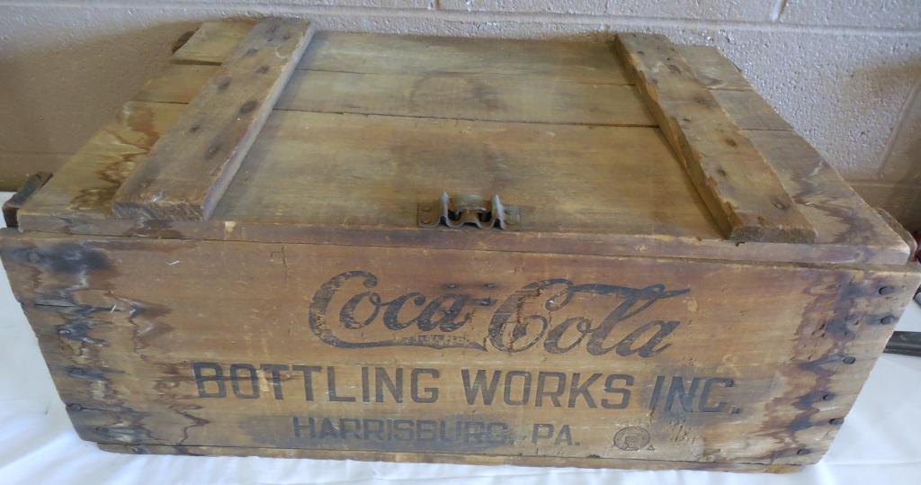 Coca Cola Wooden Crate Harrisburg, Pa (1 of 3)