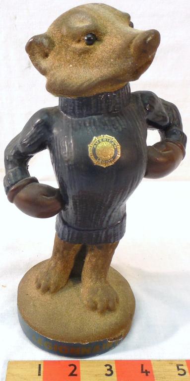 Bucky Legionnaire Figure: 10in. Tall American Legion Figure Plaster ?? Not Sure used as is