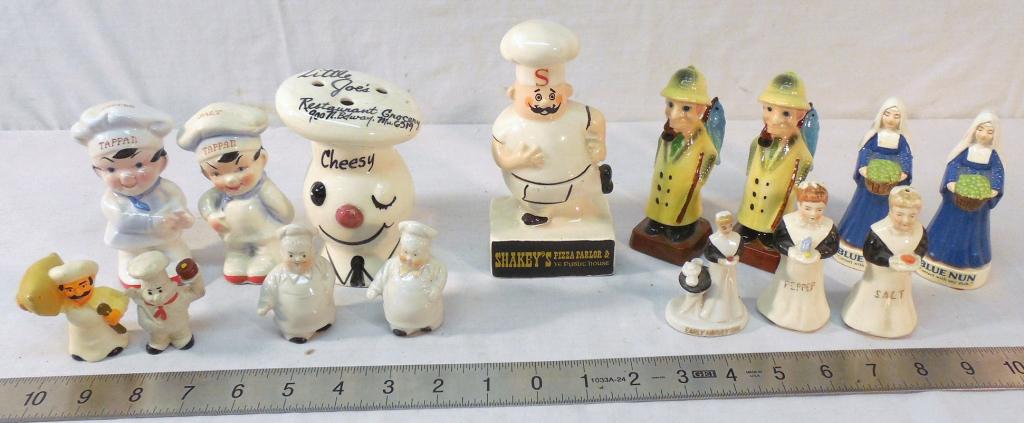 Mix of Salt & Pepper Shakers - Tappan - Blue Nun (1 of 4)