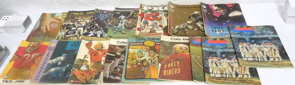Colts Football Programs: 1963-1970