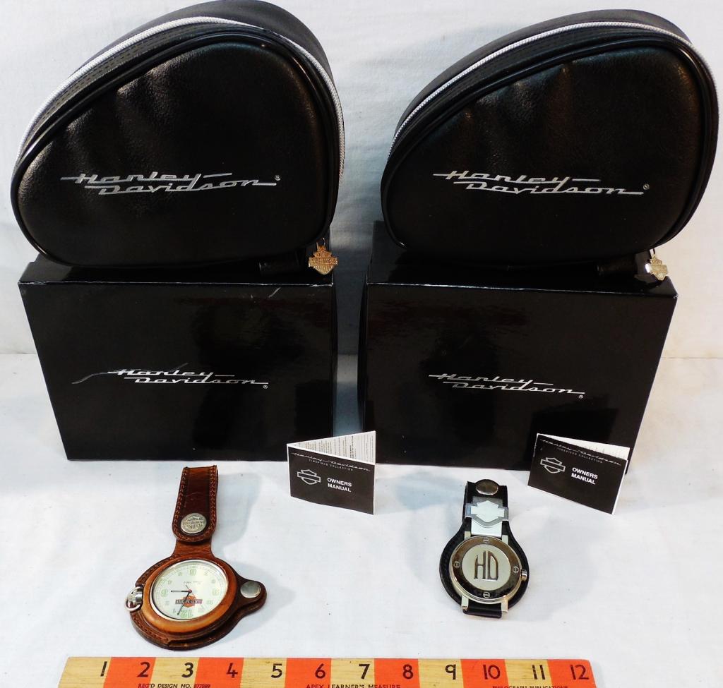 Harley-Davidson Pocket Watches Lot of 2: NIB See Photos