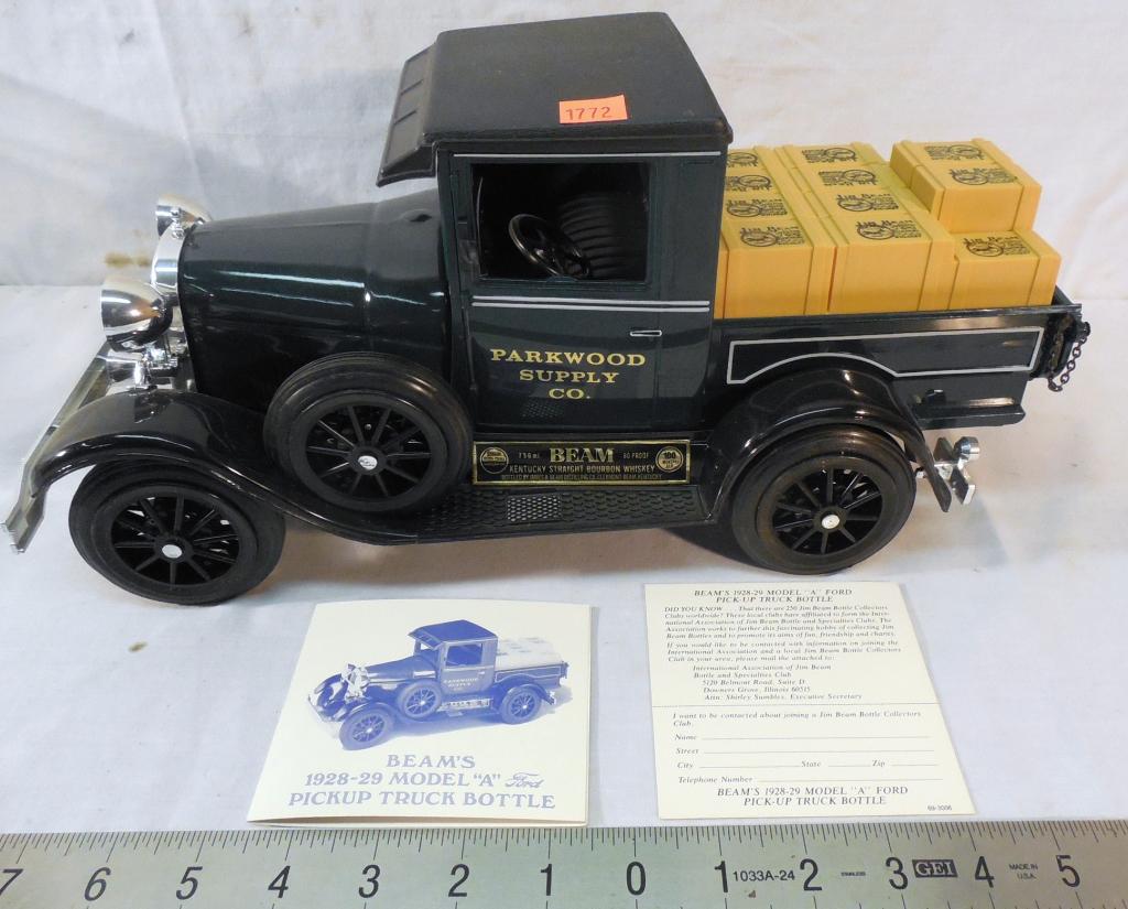 Jim Beam Bottle Parkwood Supply Co.: see photos