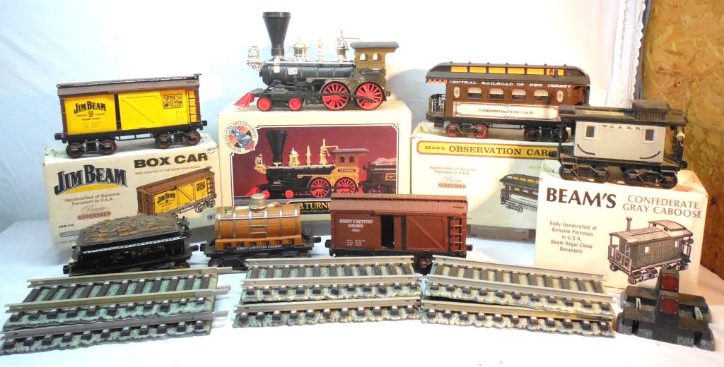 Jim Beam Train Decanters (Set 1): see photos