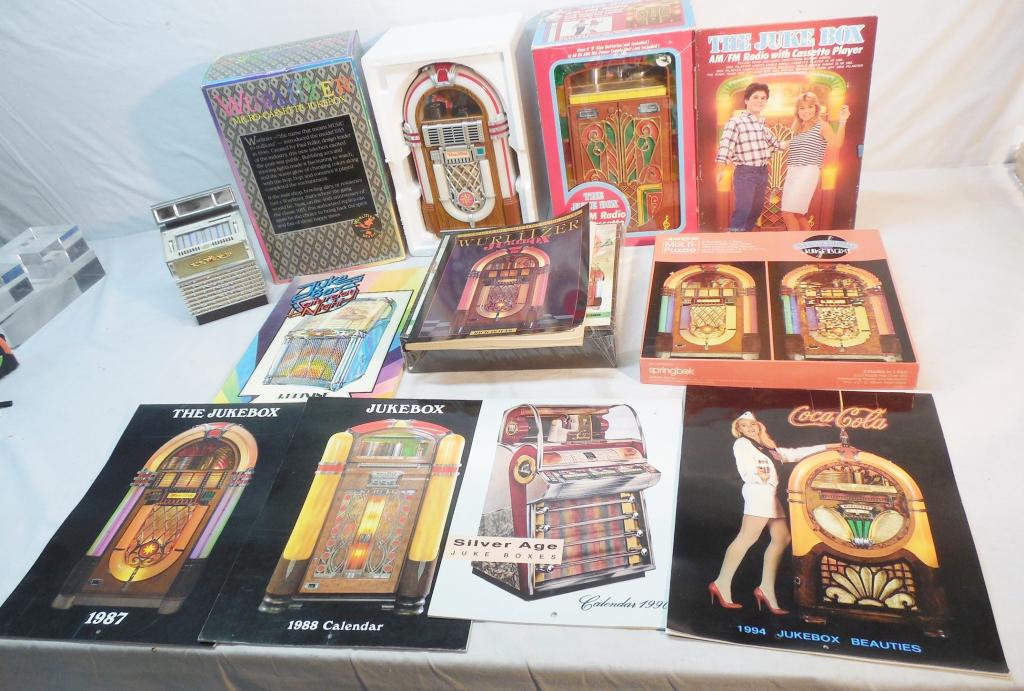 Jukebox Lot Radios/Calendars: see photos