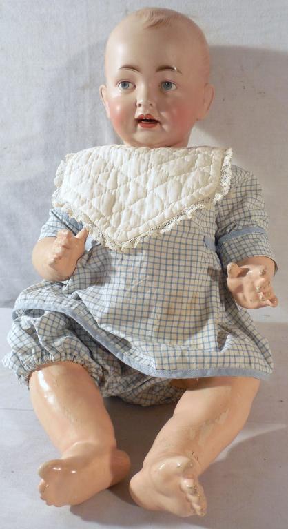 Composition baby doll made in Germany 151/10 (1 of 2)