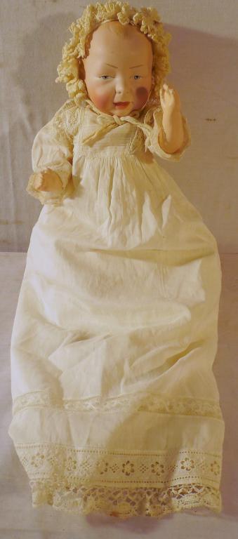 Bisque Baby Doll Composition Body K & R ? (1 of 2)