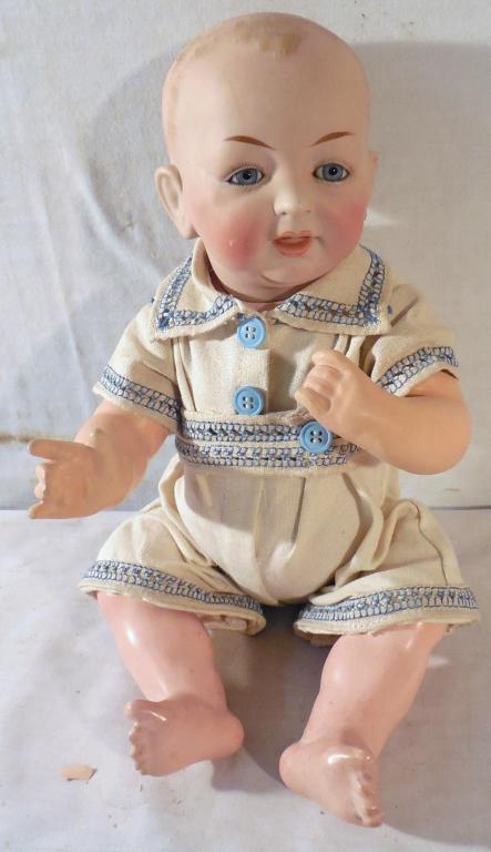 Bisque Baby Doll w/composition Body - Marked 11 (1 of 2)