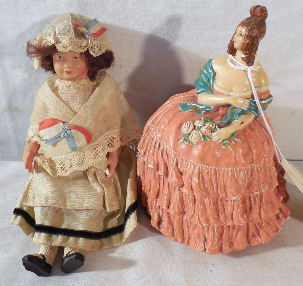 Plastic Doll & Paper Mache Container Lady - Paris (1 of 5)