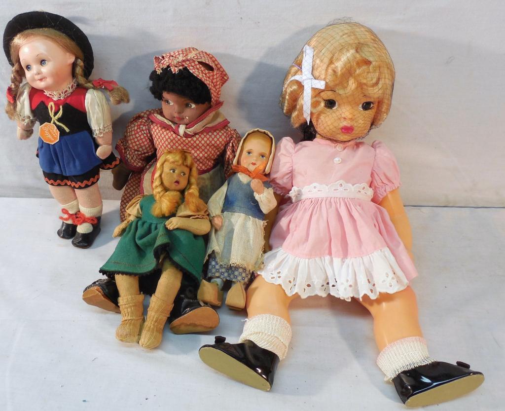 Lot of 5 Dolls-Terri Lee Plastic -  Helga (1 of 13)