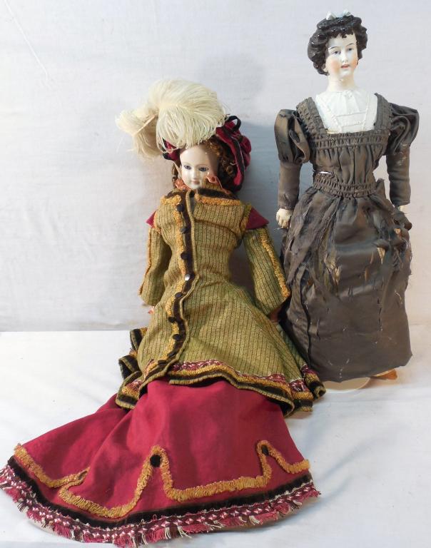 China Doll marked 85524 old dress rough Bisque (1 of 11)