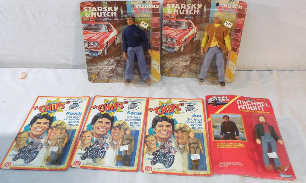 Lot of 6 Action Figures-Starsky & Hutch, CHiPs (1 of 5)