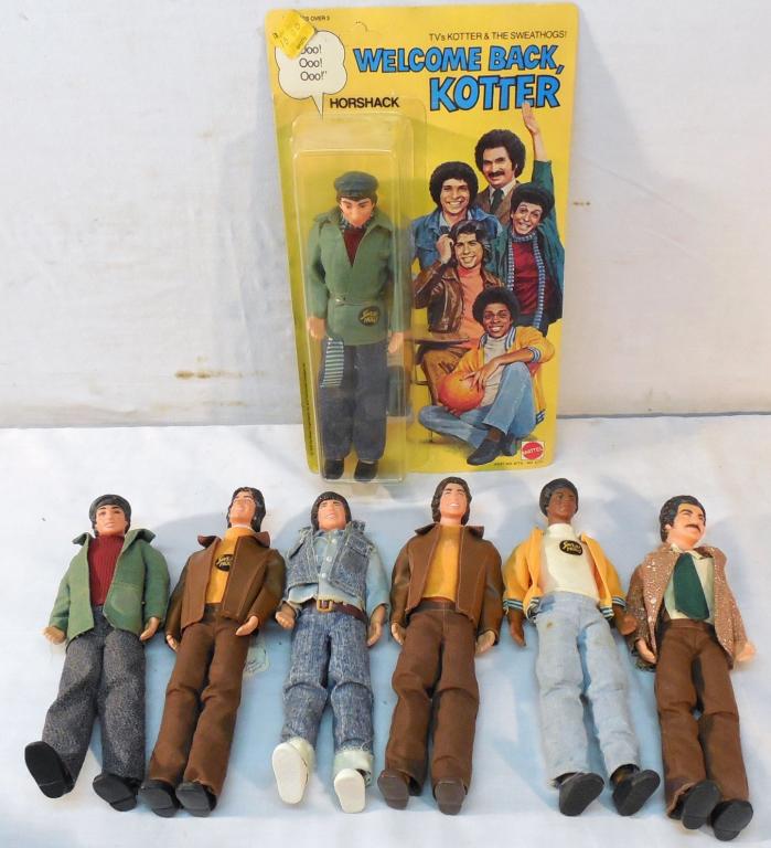 Lot of 7 Welcome Back Kotter Dolls-1 in blister pk (1 of 5)