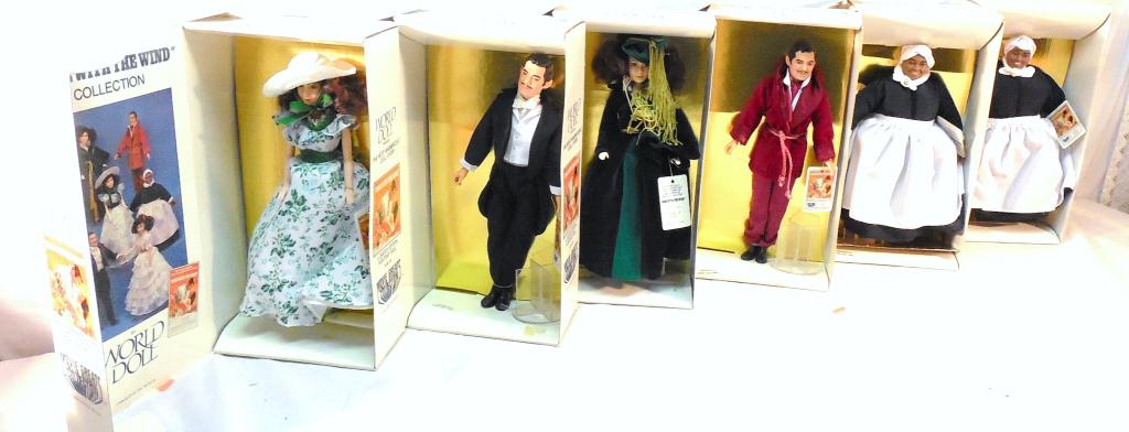 Lot of 6 Gone With the Wind Dolls by World Doll (1 of 7)