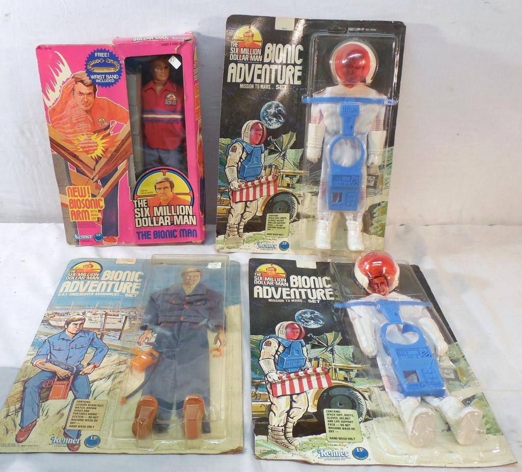 Kenner 6 Million Dollar Man Doll in box-box torn (1 of 5)