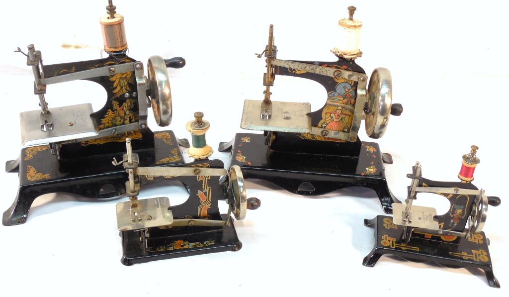4 Tin Sewing Machines-Made in Germany (1 of 12)