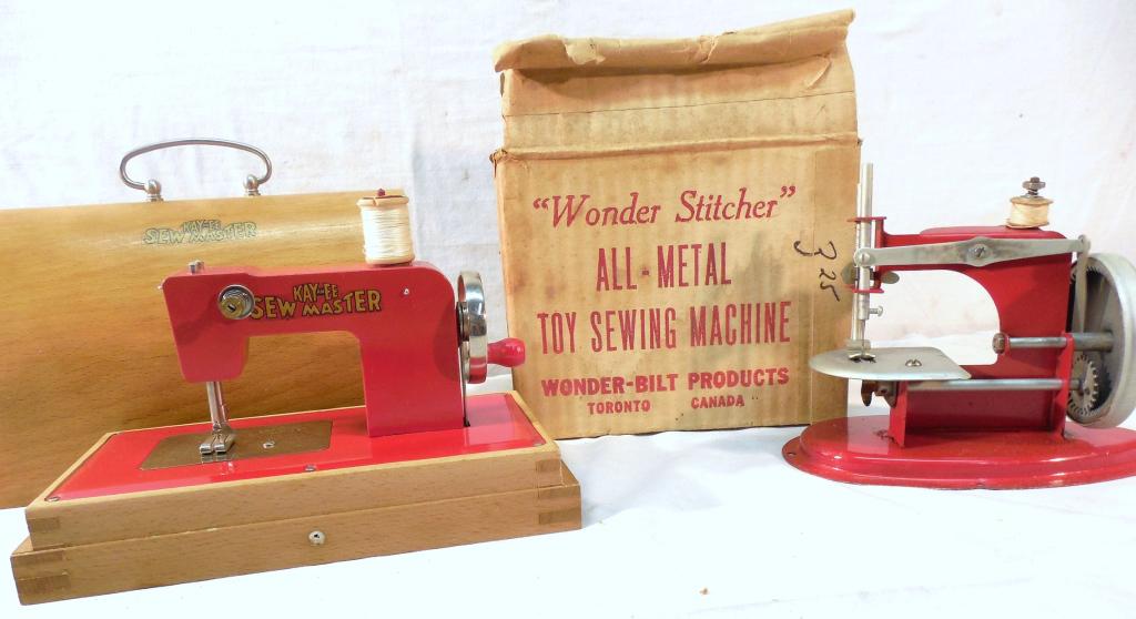2 Tin Sewing Machines-1 Kayanee Sewmaster (1 of 11)
