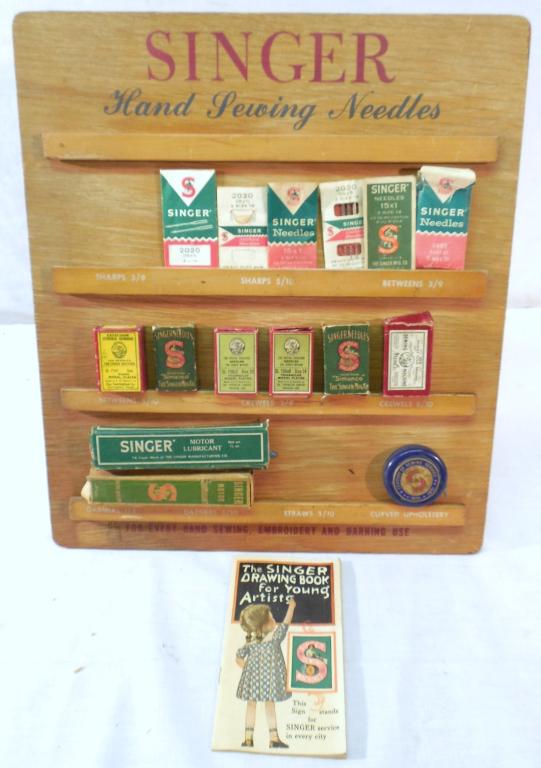 Singer Hand Sewing Needles Display Rack (1 of 5)