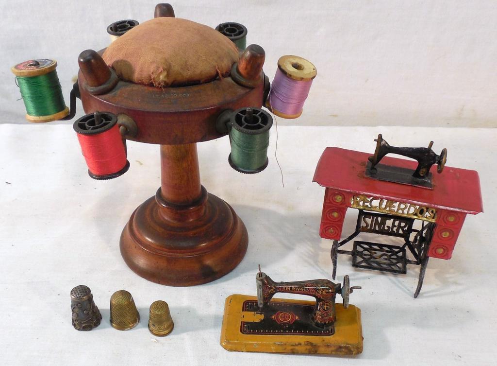 Assorted Sewing Lot-Pincushion with thimble (1 of 5)