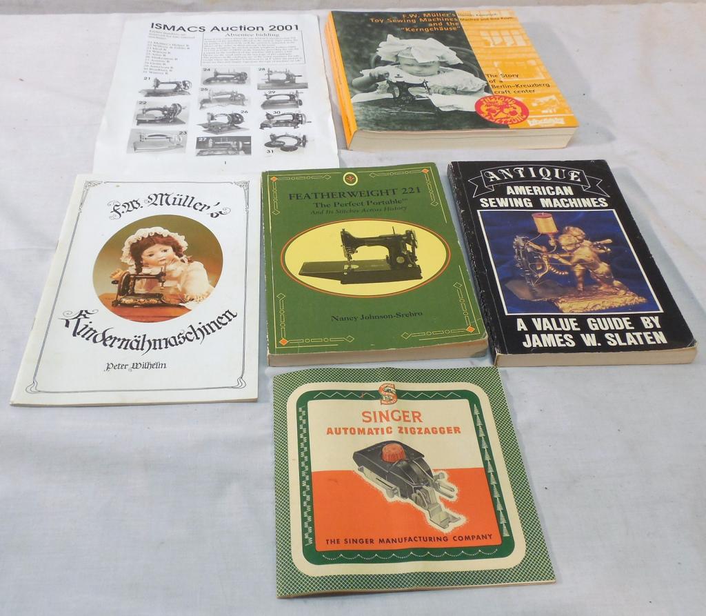 Lot of 6 Sewing Machine Books-Auction catalogs/ (1 of 6)
