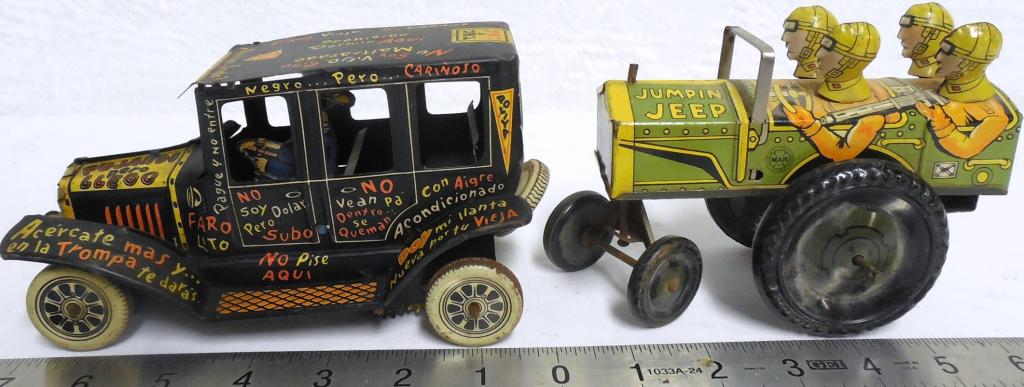 Lot of 2 Marx Wind-Ups Jumpin Jeep/Tin Lizzy (1 of 10)