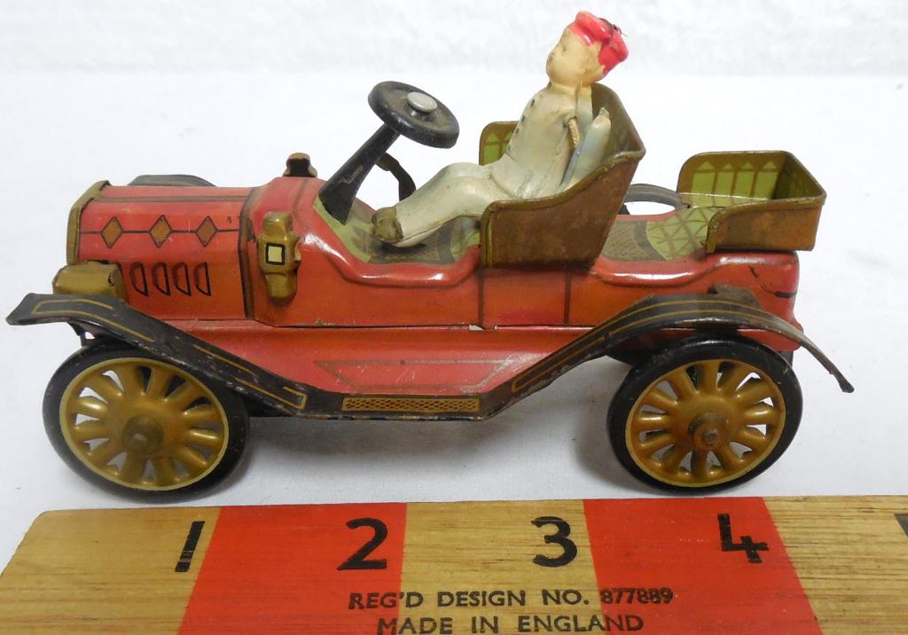 Tin Friction Car w/ Driver (1 of 6)