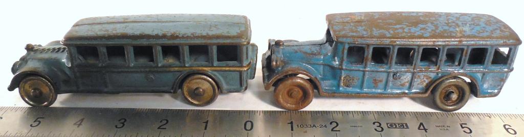 Lot of 2 Cast Iron Buses (1 of 11)