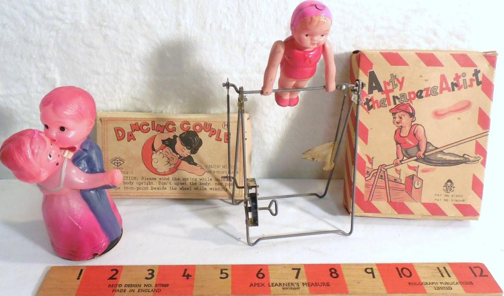 Arty Trapeze Artist /Dancing Couple Orig. Boxes (1 of 9)