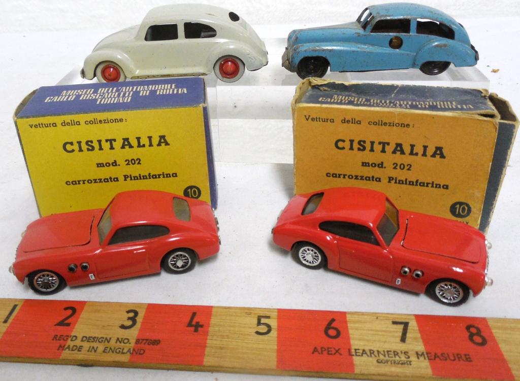 Lot of 4 Cars 2 Friction / 2 Cisitalia in Boxes (1 of 5)