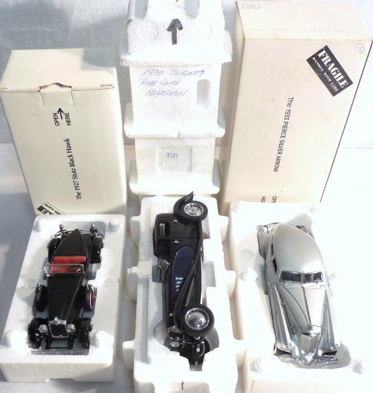 Lot  of 3 Cars 1 Franklin Mint / 2 No Names (1 of 4)