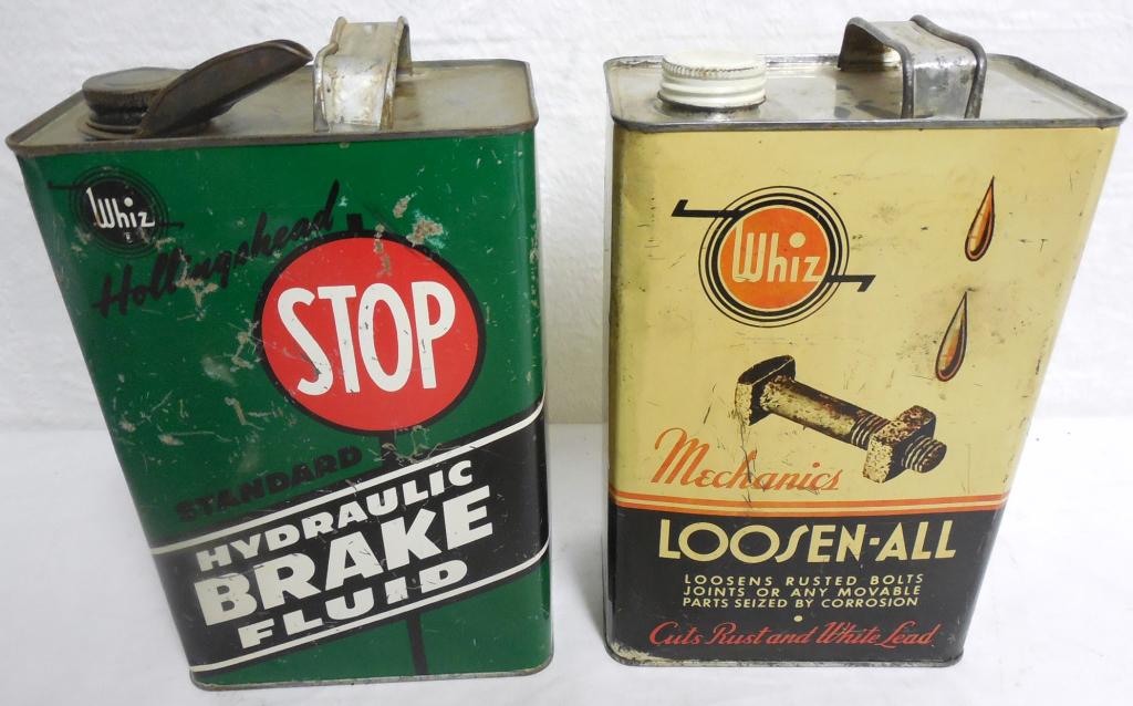 Lot of 2 Whiz Cans Loosen-All  Hollingshead Stop1 (1 of 4)