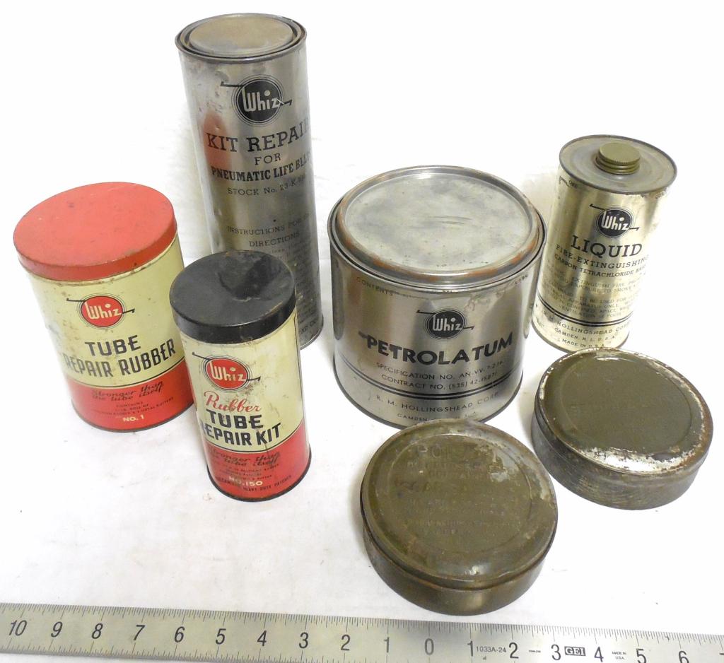 Mixed Lot of 7 Whiz Cans (1 of 6)