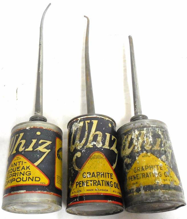 Lot of 3 Whiz Oilers Graphite Penetrating (1 of 3)