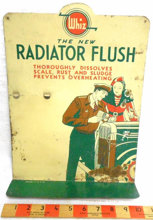 Whiz Tin Radiator Flush Display (1 of 4)