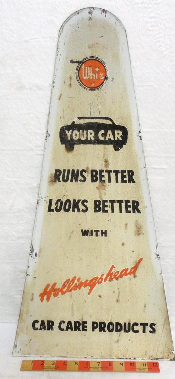 Whiz Tin Sign Hollingshead Car Care Products (1 of 5)