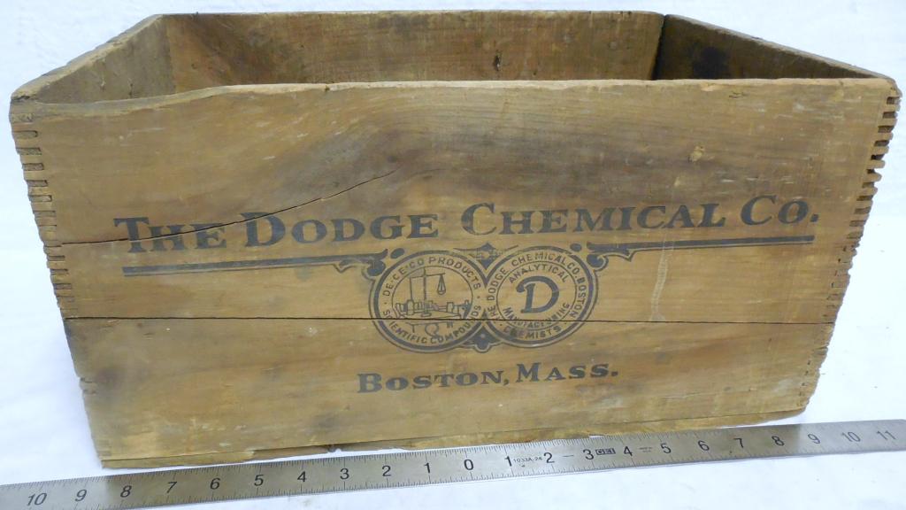 Dodge Chemical Crate: 18'' Long x 12'' W x 9'' H