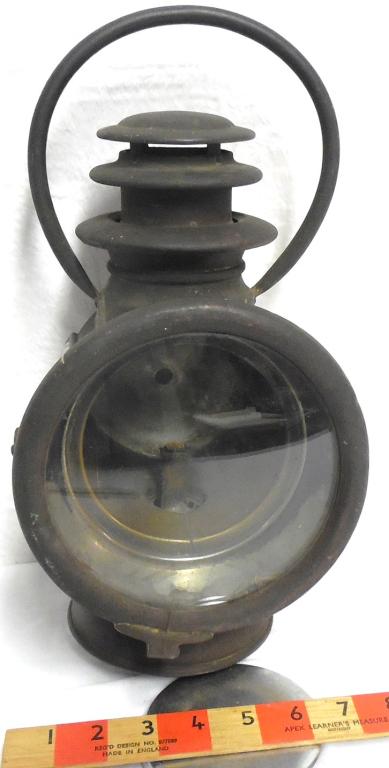 Brass Carriage Lamp Gray and Davis, Mass (1 of 6)