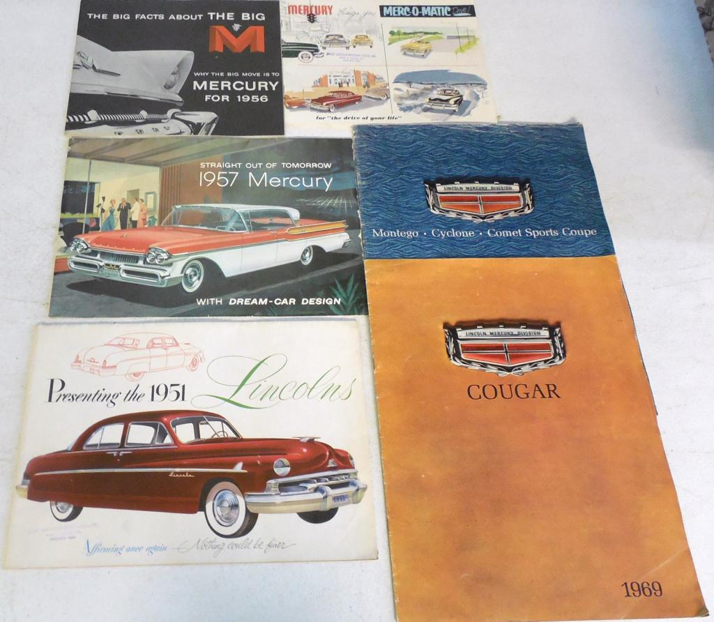 Brochures 1951 Lincoln/1956-57 Mercury (1 of 4)