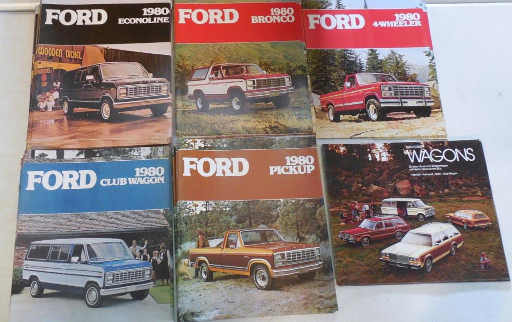 Brochures Approx. 100+ Ford Vans/ Trucks (1 of 2)