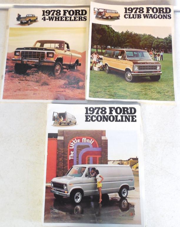 Brochures Approx.30 Ford Trucks / Vans (1 of 1)