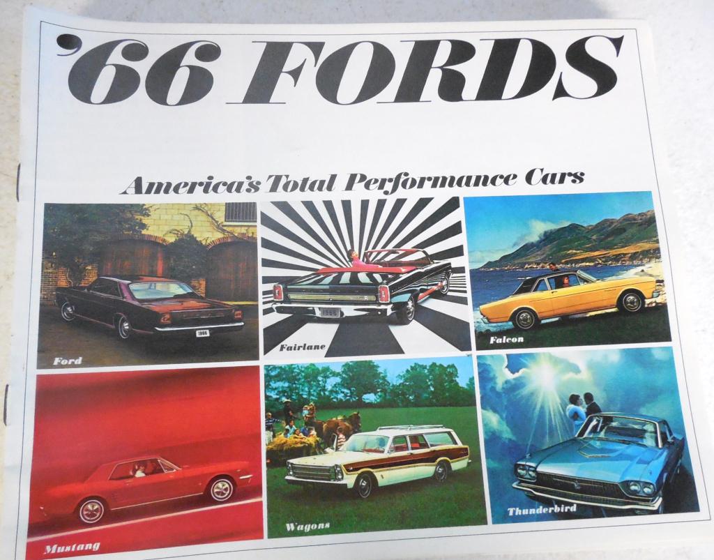 Brochures Lot of 25 Ford 1966 (1 of 3)