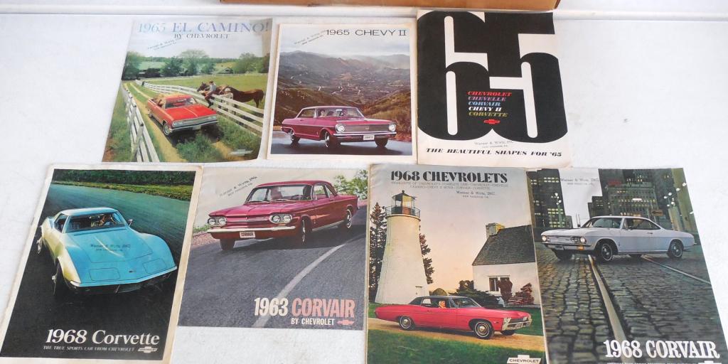 Lot of 7 Chevrolet Brochures !963-68 (1 of 5)