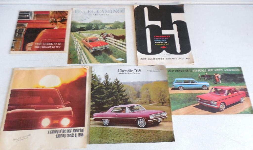 Lot of 8 Chevrolet Brochures (1 of 3)