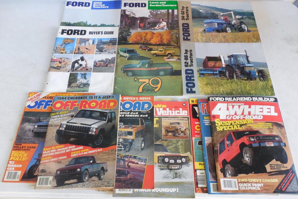 Lot of 6 Ford Brochures/Lot of 8 Off-Road Mag. (1 of 1)