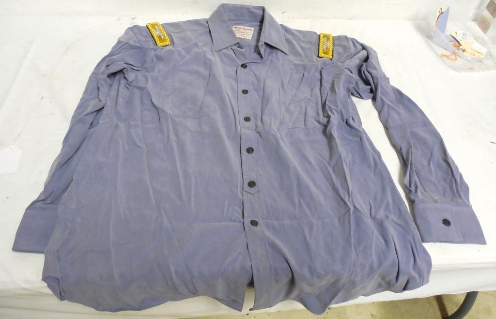 John Wayne Grey Shirt: Western Costume Company NO Provenance No COA.